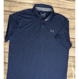 Men’s Under Armour Large Navy Golf Playoff Polo Shirt